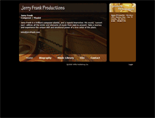 Tablet Screenshot of jerryfrank.com